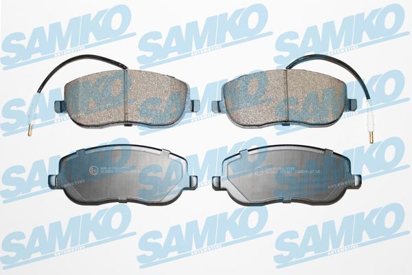 Комплект тормозных колодок, дисковый тормоз - 5SP831 SAMKO
