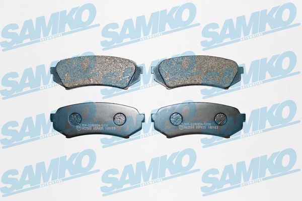 Brake Pad Set, disc brake - 5SP835 SAMKO