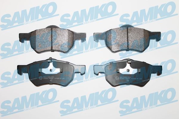 Brake Pad Set, disc brake - 5SP841 SAMKO