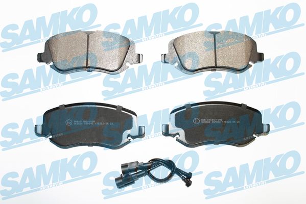 Brake Pad Set, disc brake - 5SP842 SAMKO