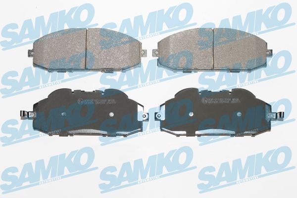 Brake Pad Set, disc brake - 5SP845 SAMKO