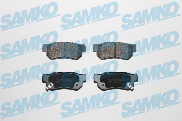 Комплект тормозных колодок, дисковый тормоз - 5SP847 SAMKO
