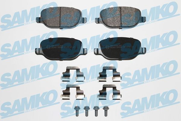 Brake Pad Set, disc brake - 5SP855K SAMKO