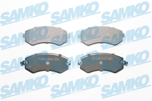 Brake Pad Set, disc brake - 5SP856 SAMKO