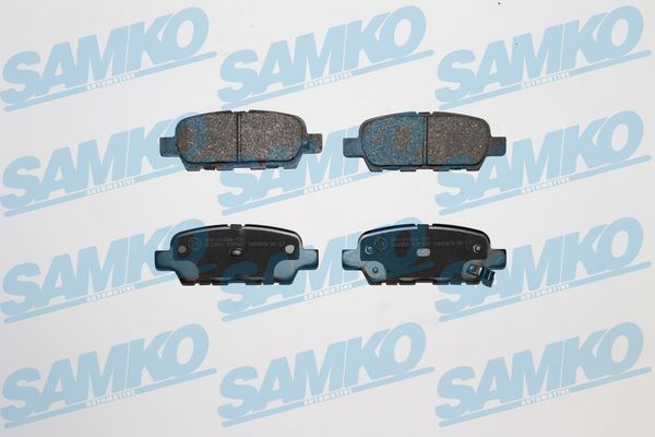 Комплект тормозных колодок, дисковый тормоз - 5SP857 SAMKO