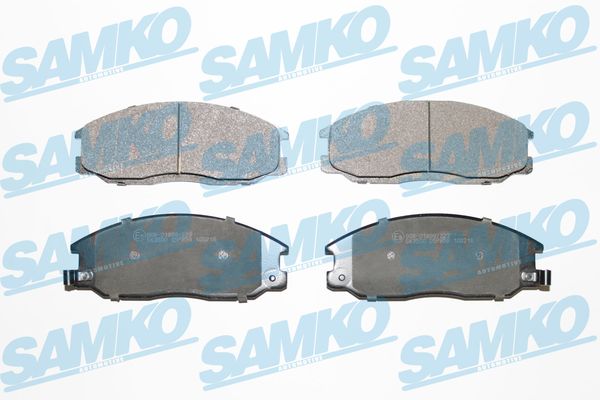 Комплект тормозных колодок, дисковый тормоз - 5SP859 SAMKO