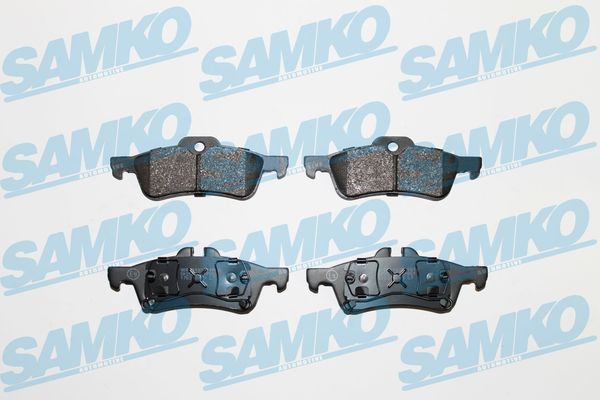 Комплект тормозных колодок, дисковый тормоз - 5SP861 SAMKO