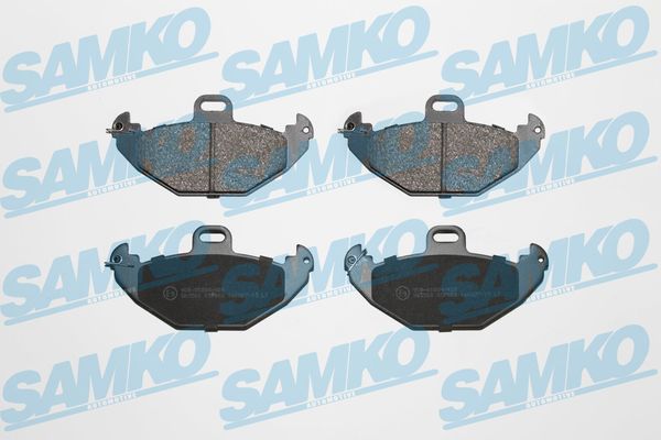 Комплект тормозных колодок, дисковый тормоз - 5SP883 SAMKO