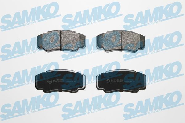 Комплект тормозных колодок, дисковый тормоз - 5SP885 SAMKO