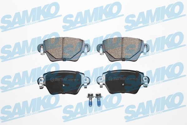 Brake Pad Set, disc brake - 5SP897 SAMKO