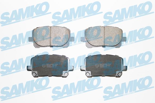 Brake Pad Set, disc brake - 5SP904 SAMKO