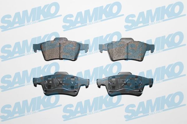 Комплект тормозных колодок, дисковый тормоз - 5SP907 SAMKO