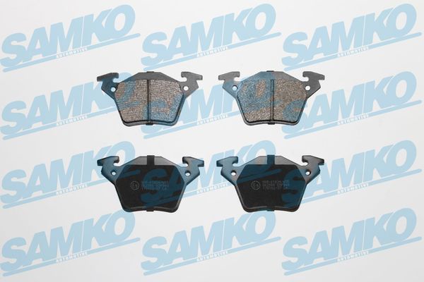 Комплект тормозных колодок, дисковый тормоз - 5SP948 SAMKO