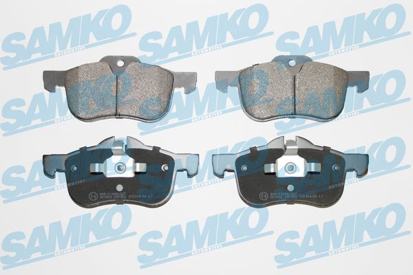 Комплект тормозных колодок, дисковый тормоз - 5SP952 SAMKO