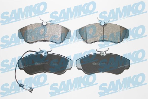 Brake Pad Set, disc brake - 5SP965 SAMKO