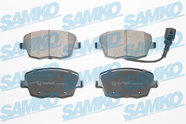 Brake Pad Set, disc brake - 5SP973 SAMKO