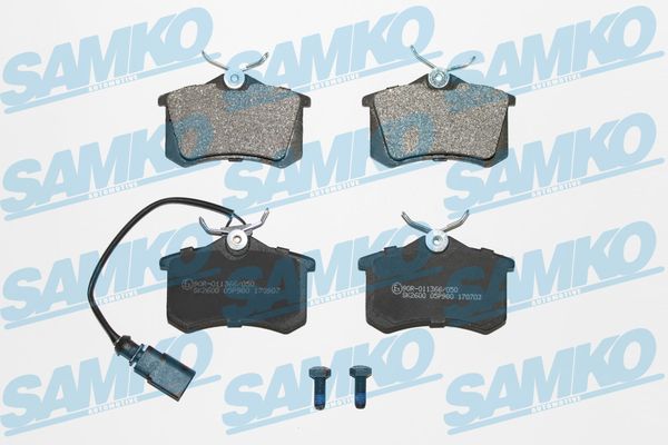 Brake Pad Set, disc brake - 5SP980 SAMKO