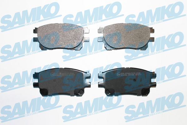 Комплект тормозных колодок, дисковый тормоз - 5SP999 SAMKO