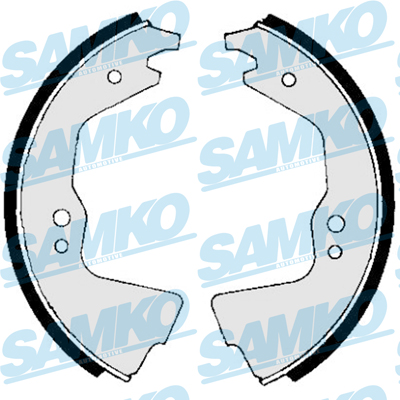 stabdžių trinkelių komplektas - 80680 SAMKO