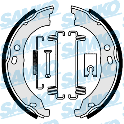 Brake Shoe Set, parking brake - 81003 SAMKO
