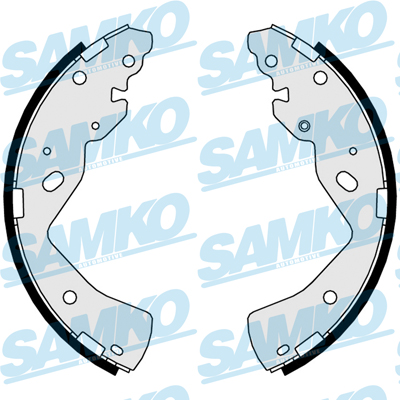 stabdžių trinkelių komplektas - 81019 SAMKO