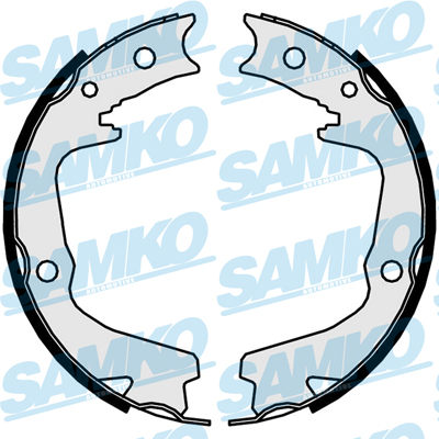 Brake Shoe Set, parking brake - 81031 SAMKO