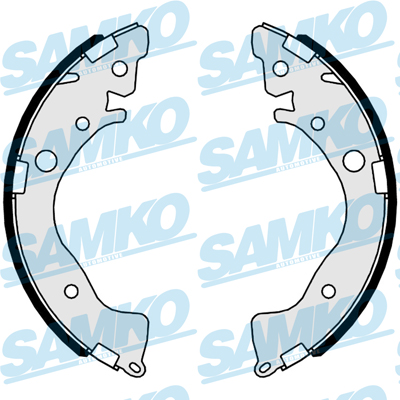 stabdžių trinkelių komplektas - 81079 SAMKO