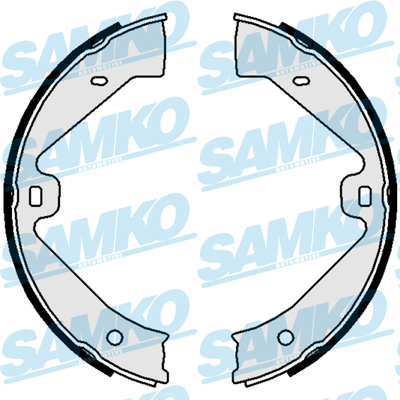 Brake Shoe Set, parking brake - 81085 SAMKO