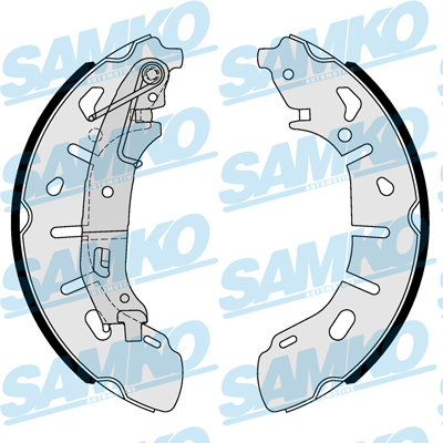 Kit ganasce freno - 81101 SAMKO