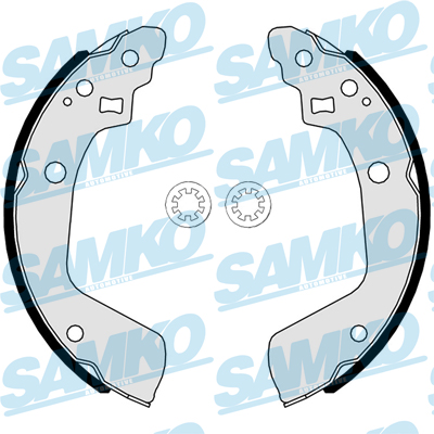 Bremsbackensatz - 81121 SAMKO