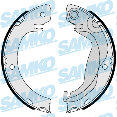 Kit ganasce, Freno stazionamento - 81123 SAMKO