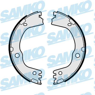 Brake Shoe Set, parking brake - 81177 SAMKO