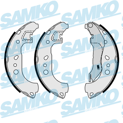 Комплект тормозных колодок - 81179 SAMKO