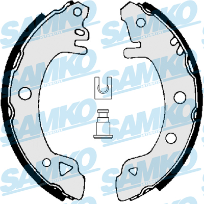 Brake Shoe Set - 81380 SAMKO