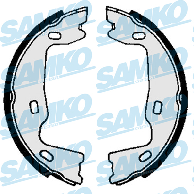 Kit ganasce, Freno stazionamento - 82570 SAMKO