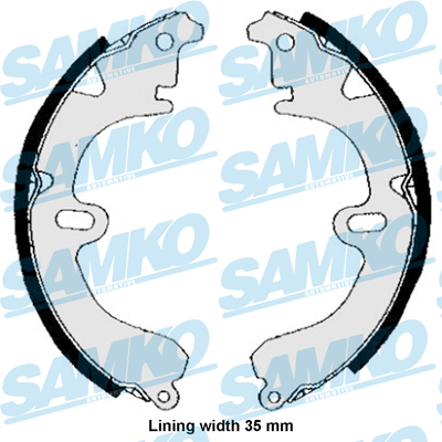 Brake Shoe Set - 84530 SAMKO