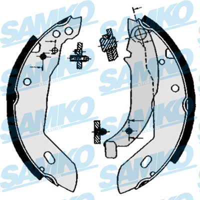Kit ganasce freno - 84670 SAMKO