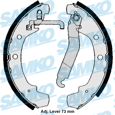 Bremsbackensatz - 85000 SAMKO