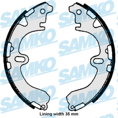 Brake Shoe Set - 86720 SAMKO