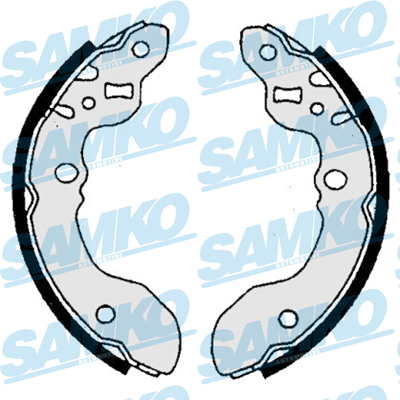 Bremsbackensatz - 86880 SAMKO