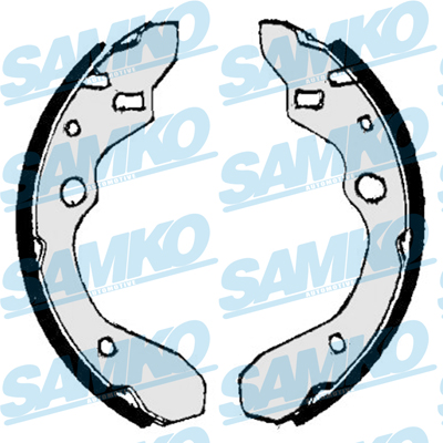 Kit ganasce freno - 87010 SAMKO