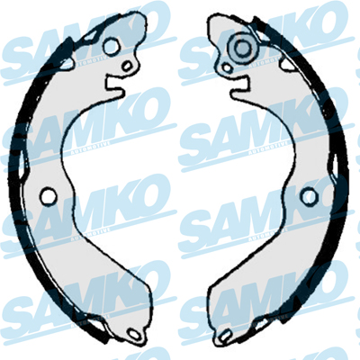 Brake Shoe Set - 87020 SAMKO