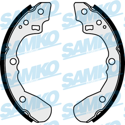 Kit ganasce freno - 87440 SAMKO