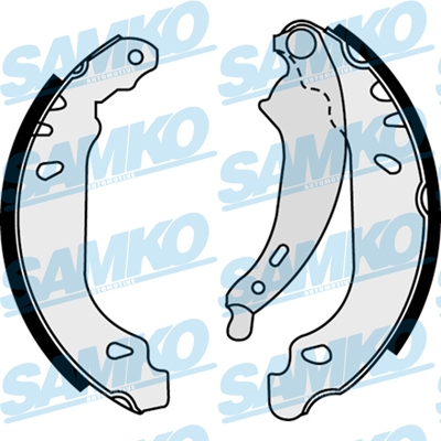 Brake Shoe Set - 87490 SAMKO