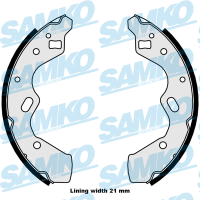 Brake Shoe Set - 88050 SAMKO