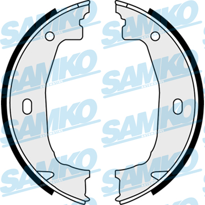 Brake Shoe Set, parking brake - 88100 SAMKO