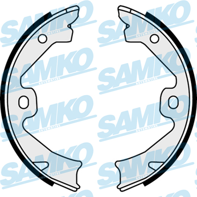 Brake Shoe Set, parking brake - 88140 SAMKO