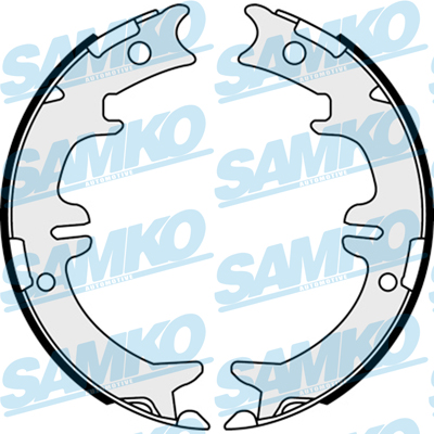 Brake Shoe Set, parking brake - 88340 SAMKO