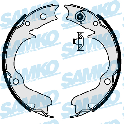 Kit ganasce, Freno stazionamento - 88360 SAMKO