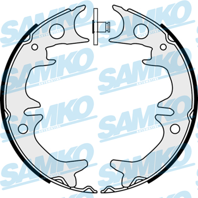 Kit ganasce, Freno stazionamento - 88380 SAMKO